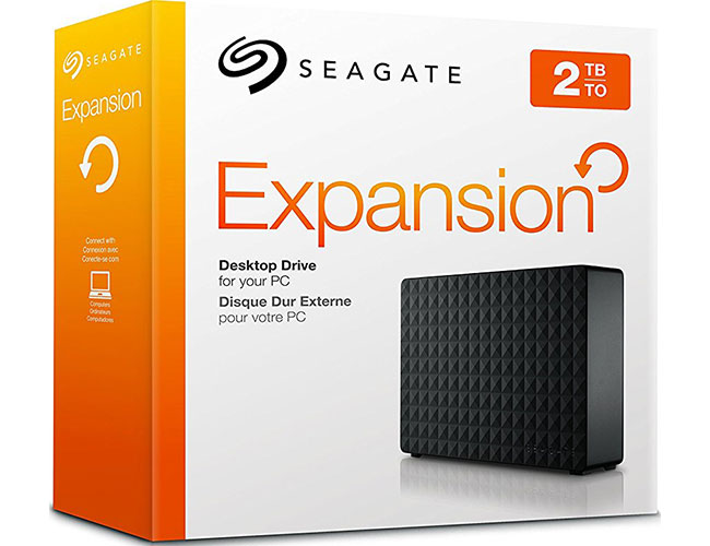 Caja del Seagate Expansion Desktop